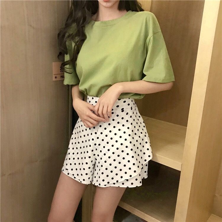 Hirsionsan 100% Cotton T Shirt Women Summer New Oversized Solid Basic Tees 9 Color Casual Loose Tshirt Korean O Neck Khaki Tops