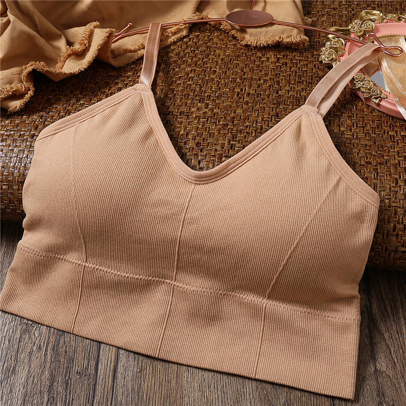 Women Tank Crop Top Seamless Underwear Female Crop Tops