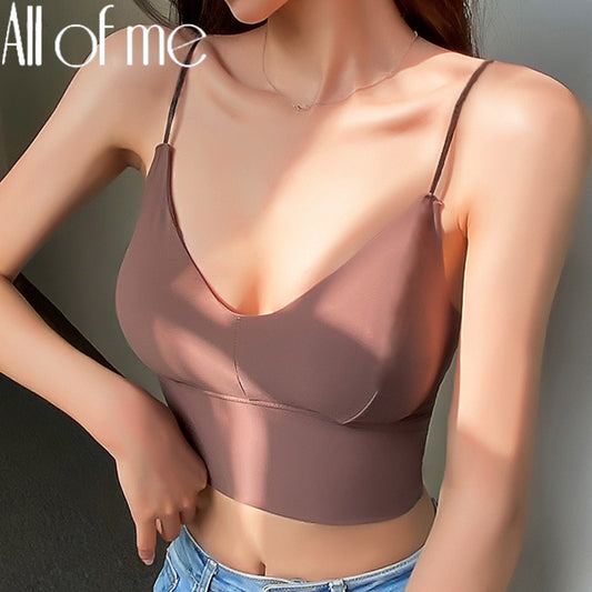 Seamless Top Women Fashion Crop Top Female Camisole Tank Tops