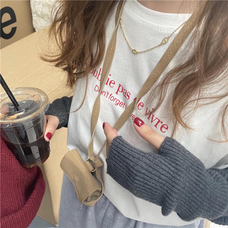 Letter Printed Thin Short Sleeve Cotton O-neck Fashion Vintage Sweet Fresh College Wind Basic 2021 Summer Women T-shirts