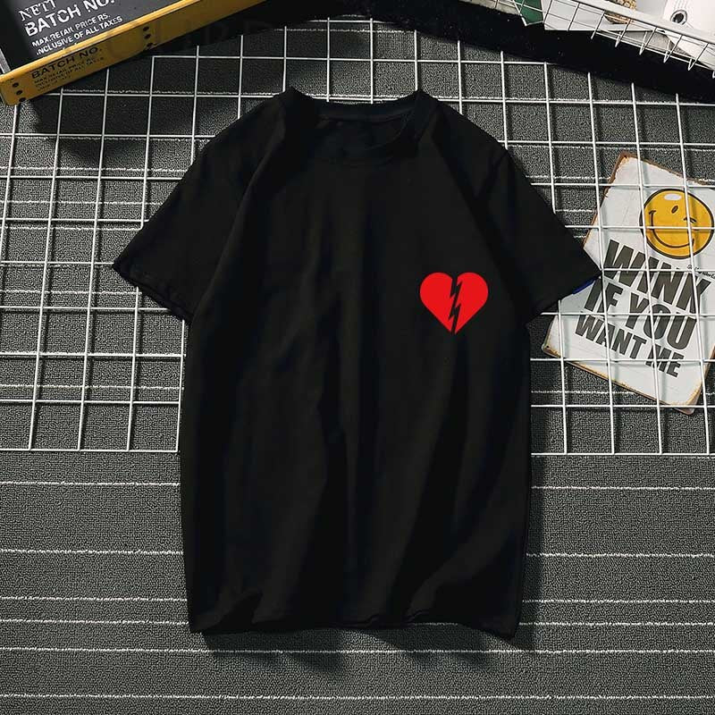 Women's t-shirt Harajuku love t shirt women feminina ladies Than heart ulzzang graphic t shirts women 2019 summer femme clothes