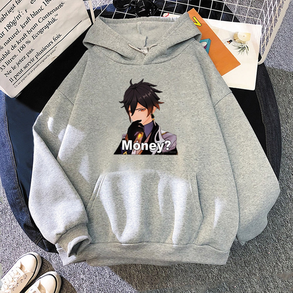 Impact Hot Game Anime Hoodie Women Men Streetwear