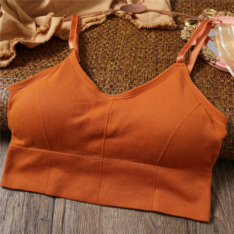 Women Tank Crop Top Seamless Underwear Female Crop Tops