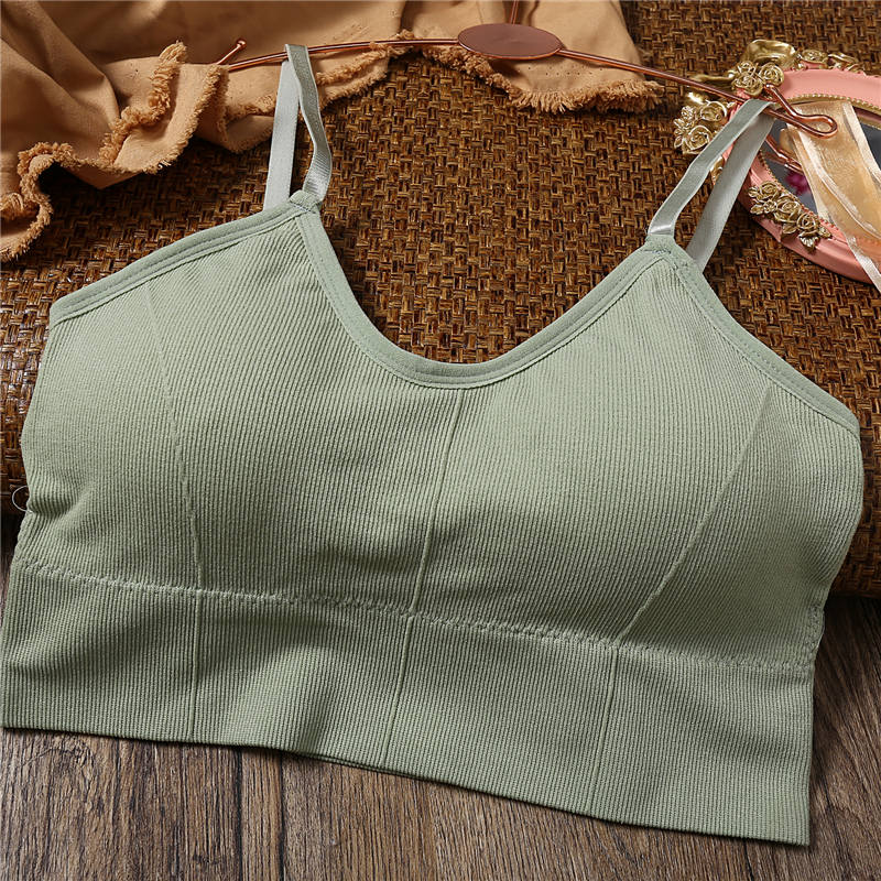 Women Tank Crop Top Seamless Underwear Female Crop Tops