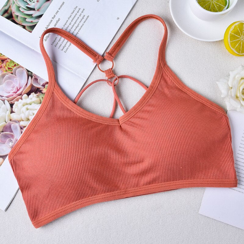 Women Tube Top Seamless Bra Bandeau Female Crop Top