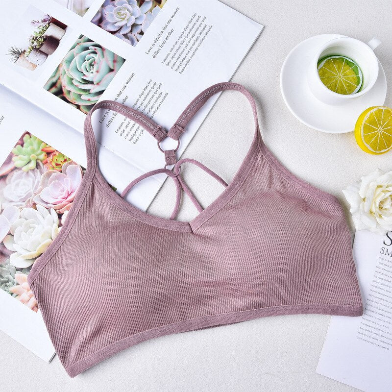 Women Tube Top Seamless Bra Bandeau Female Crop Top