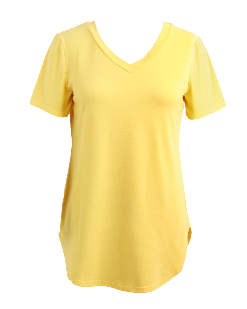 Oversize T shirt Women Summer 3XL 4XL 5XL Plus Size Tops Casual Tunic Female Tee V Neck Short Sleeve Large Size Long tshirt