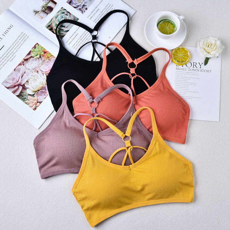 Women Tube Top Seamless Bra Bandeau Female Crop Top