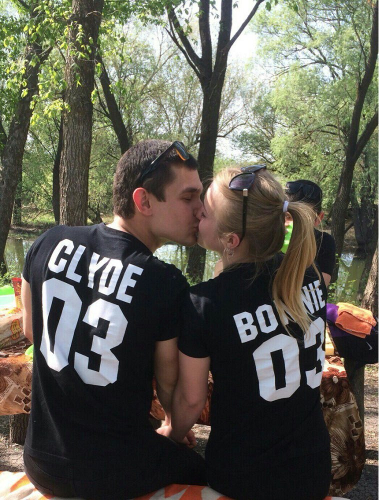 BONNIE CLYDE 03 Funny letters couple t shirts 2020 summer fashion black white women t shirt cotton short sleeve camisetas mujer