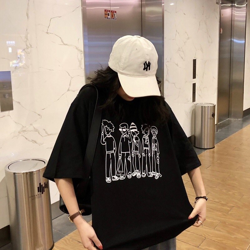 Cotton T Shirt Women Oversized Summer 2021 Short Sleeve Plus Size Undershirt Top Casual Basic T-shirts Tee new Female Tshirt 398