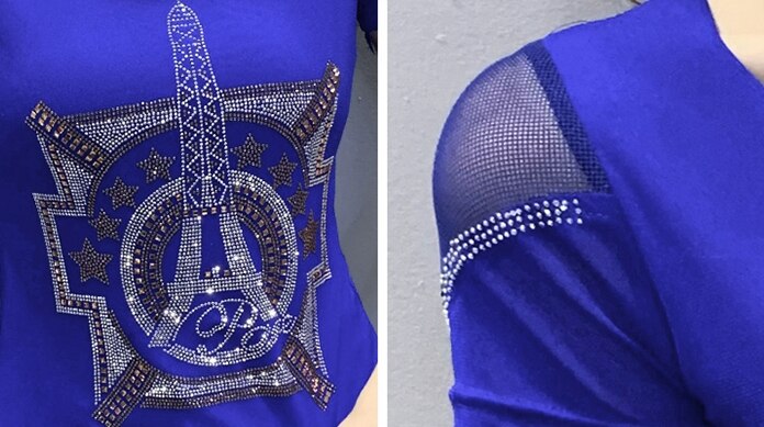 Clothes T-shirt Fashion Diamonds Eiffel Tower Women Tops