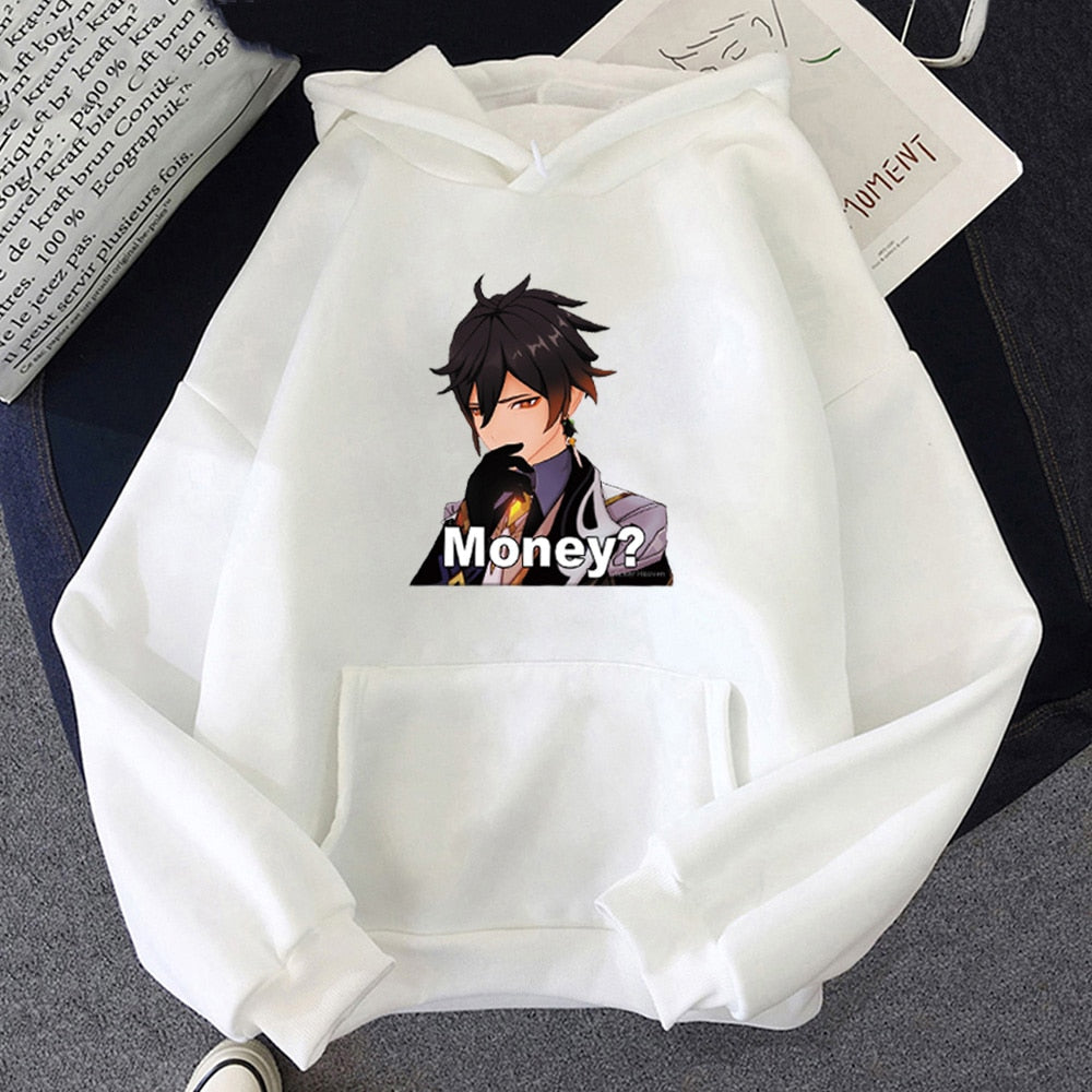 Impact Hot Game Anime Hoodie Women Men Streetwear