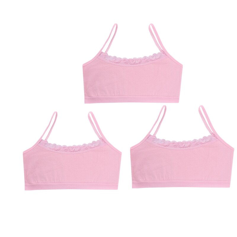 Cotton Dot Lace Bras Sports Underwear Crop Top