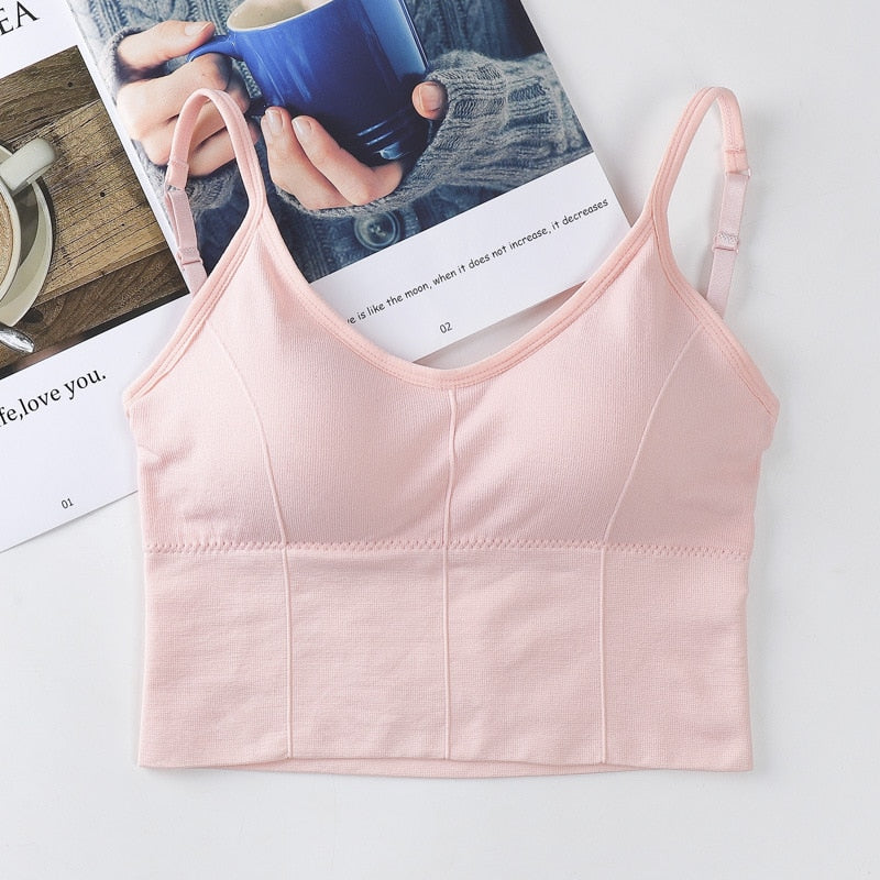 Women Crop Tops Seamless Underwear Female Tank Sexy