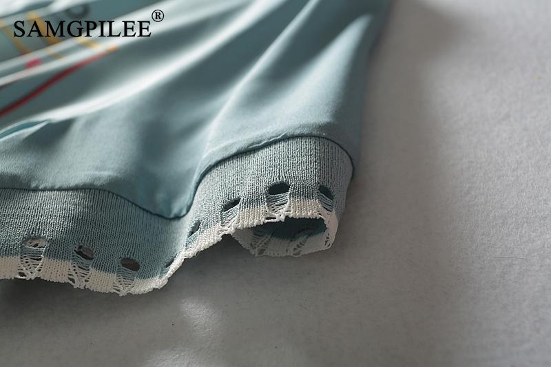 Summer Women T-shirt Office Lady Plus Size Women Tshirt Chiffon Women Summer Clothes Short Sleeve Print O-neck T Shirt For Women