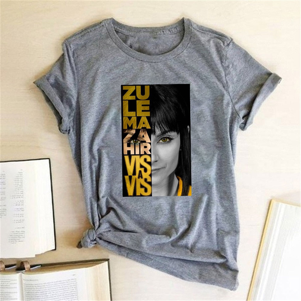 T-shirt Hir Vis A Vis Women T-shirt Casual Short Sleeve Summer