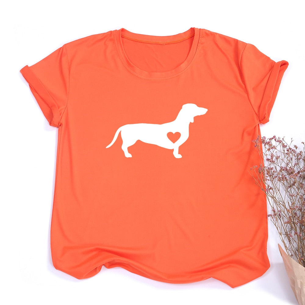 Love Dog T-Shirt Doxie Shirt Wiener Dog