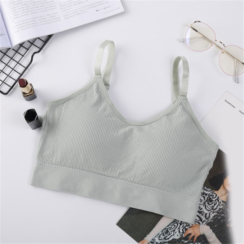 Women Crop Tops Seamless Underwear Female Tank Sexy