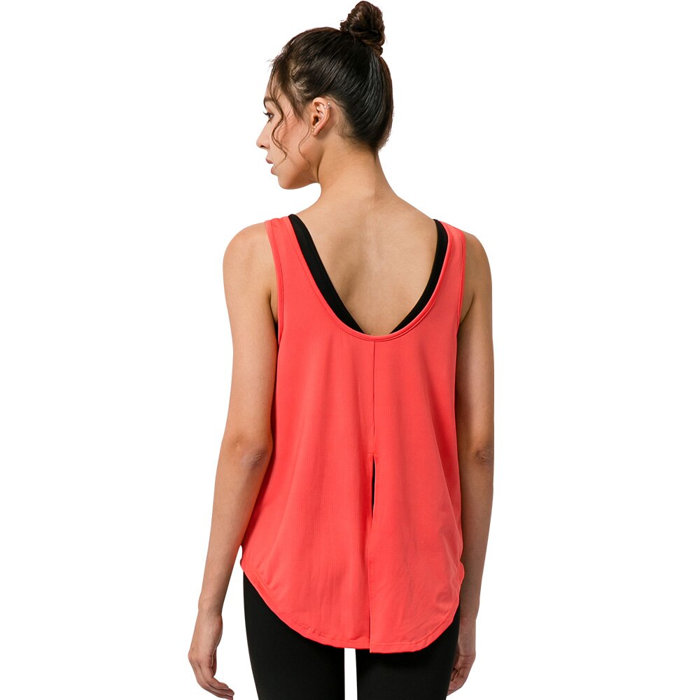 Sexy Breathable Yoga Shirts Loose Sports Fitness Sleeveless