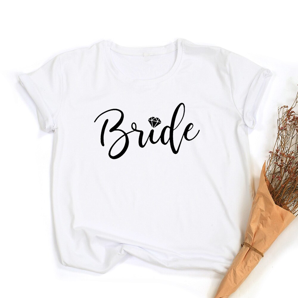 1 Piece Bride Team Couple Bachelorette Bride Party Summer T-Shirt