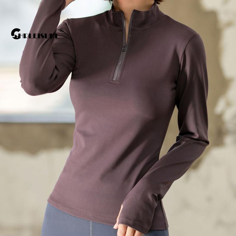 Long Sleeve Yoga Shirts Sport Top Fitness Yoga Top Gym