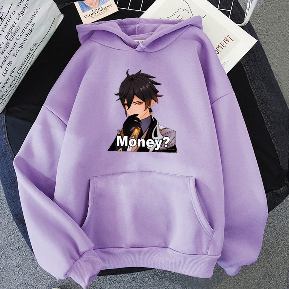 Impact Hot Game Anime Hoodie Women Men Streetwear