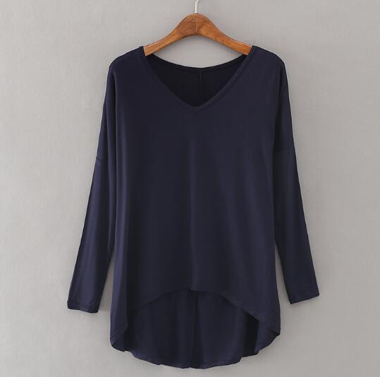 Summer Cotton T Shirt Women Harajuku Bamboo Batwing Sleeve