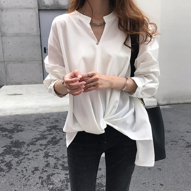 OL office long sleeve  summer women's shirt blouse for women blusas womens tops and blouses chiffon shirts plus size