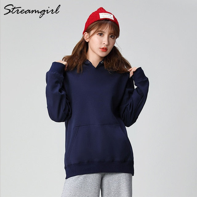 Women's Sweatshirt Cotton Oversized Hoodies And Sweatshirts Oversize Pink Sweatshirt With Hood Yellow Cotton Hoodies Women