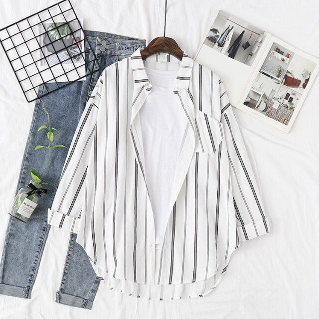 Spring New Fashion Women Loose Long Sleeve Young Casual