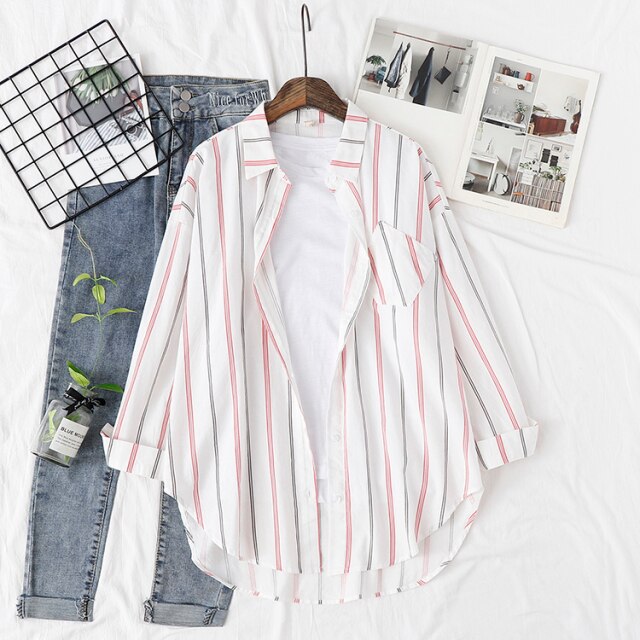 Spring New Fashion Women Loose Long Sleeve Young Casual
