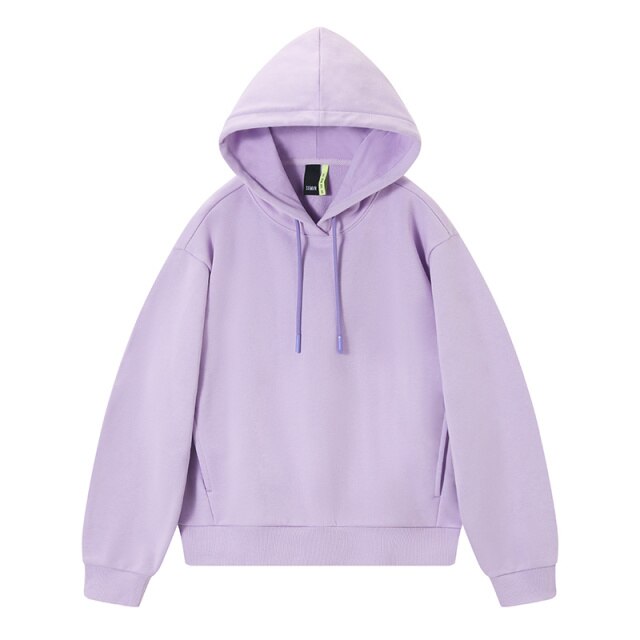 SEMIR Hooded Sweatshirt Women Autumn Spring Loose Korean Version Tops Winter New Women'S Solid Base Hoodies