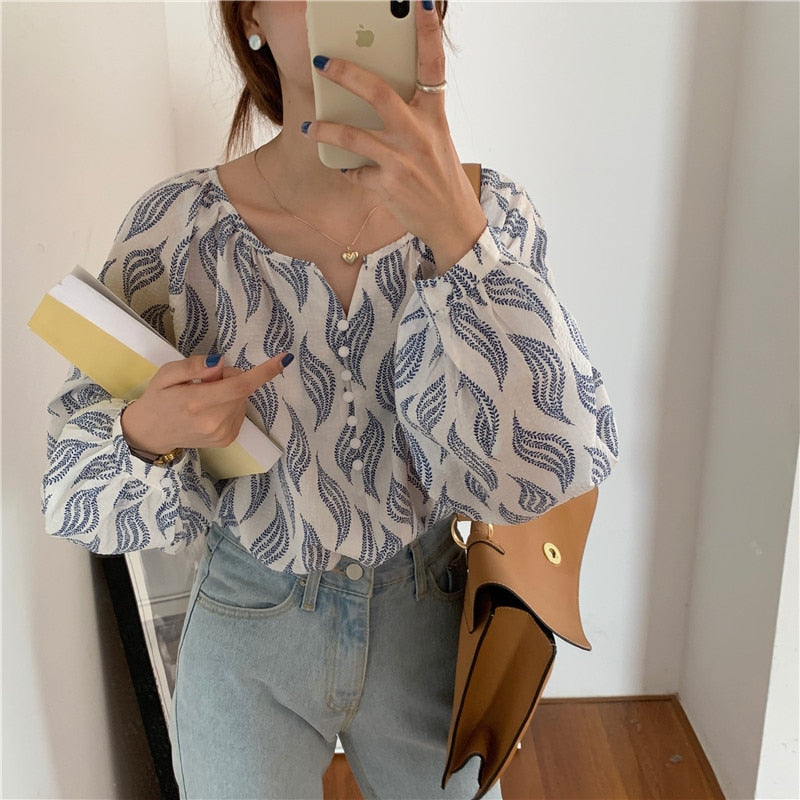 New Womens Blouses Summer Tops Femme Casual Women Shirt Long Sleeve Girls Women Blouse Oversize Plus Size Blusas Loose Sexy